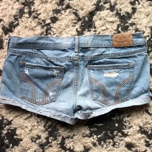 Hollister light wash jean shorts